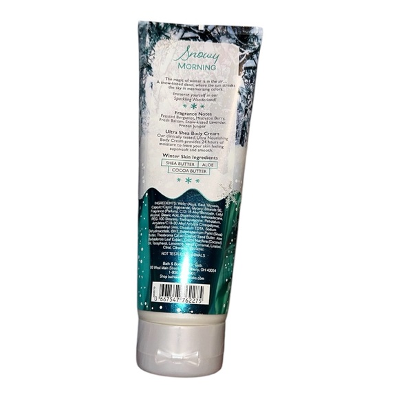 NEW (DISCONTINUED B&BW) Snowy Morning Ultra Shea Body Cream - Picture 2 of 2